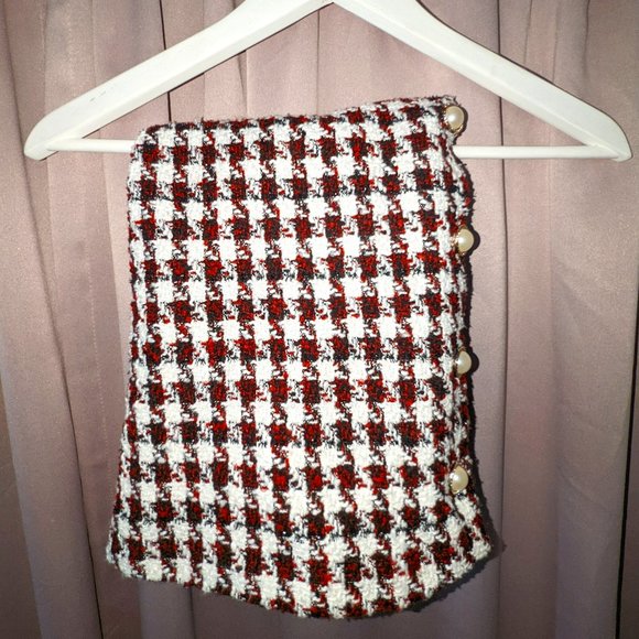 Plaid Holiday Skirt - Picture 1 of 2